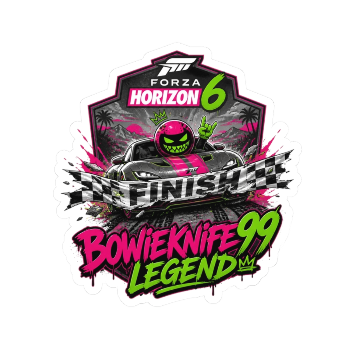 Forza Horizon 6 "bowieknife99" Sticker