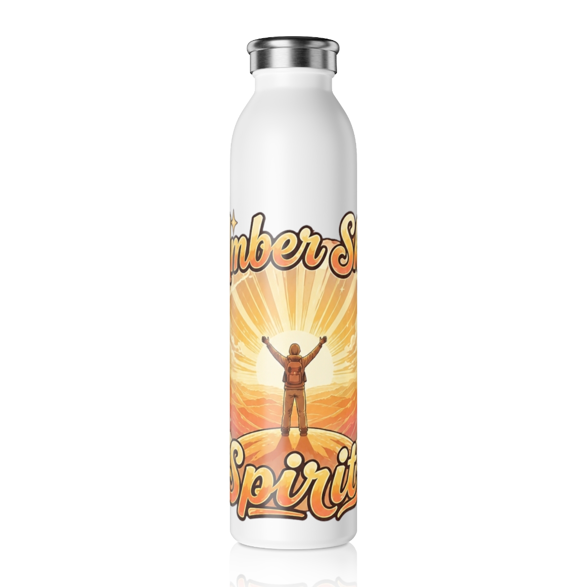 Silent Horizon Warm Distance Flow Stainless Steel Insulated Water Bottle Forza Tumbler - Official t-shirts merchandise
