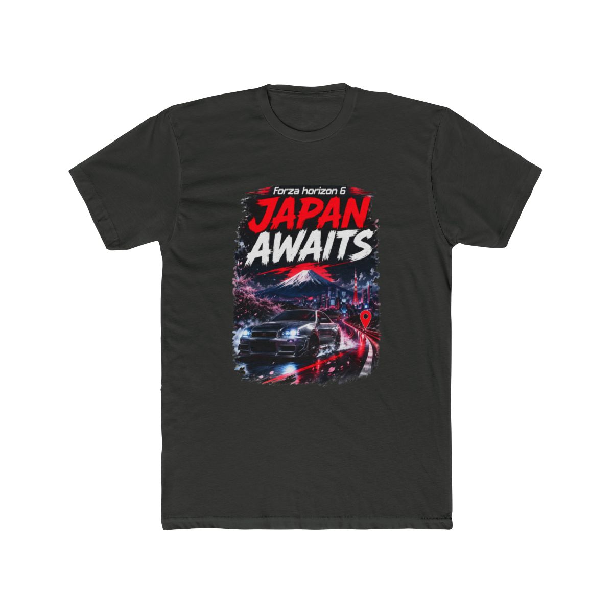 Forza Horizon 6 Japan Street Racing JDM Car Tee T Shirt - alternate angle 5, merchandise
