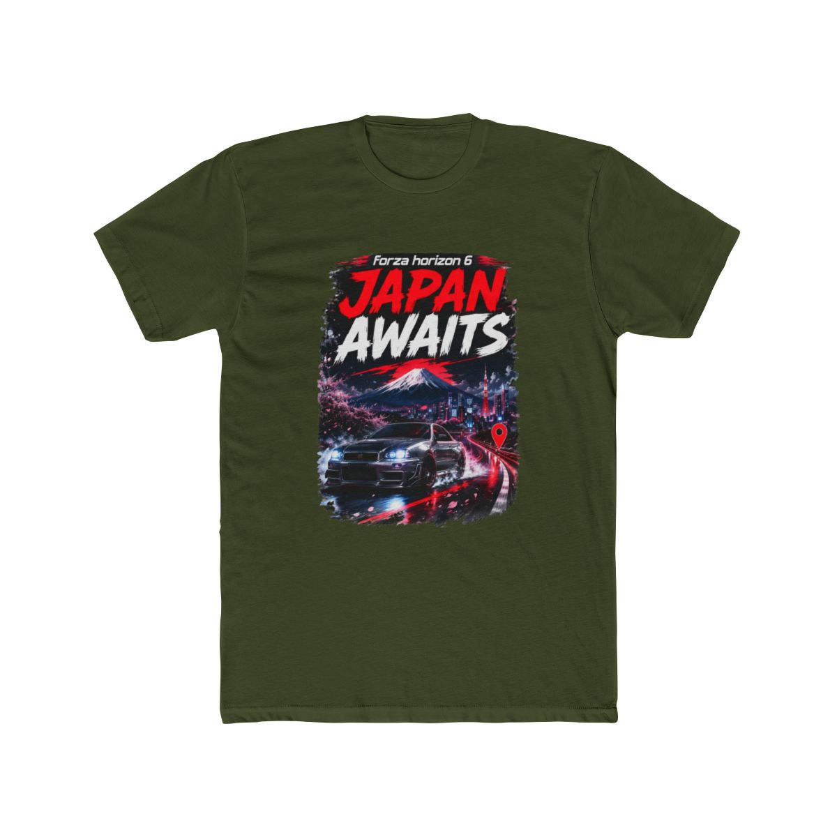 Forza Horizon 6 Japan Street Racing JDM Car Tee T Shirt - alternate angle 4, merchandise