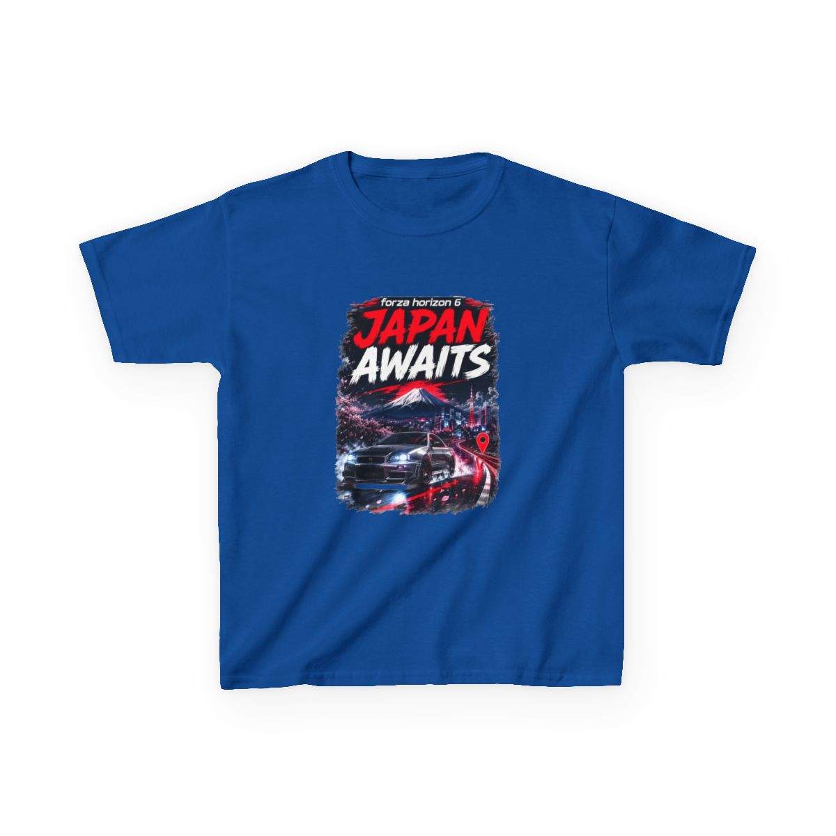 Forza Horizon 6 Japan Street Racing JDM Car Tee Kids T-Shirt - alternate angle 4, merchandise