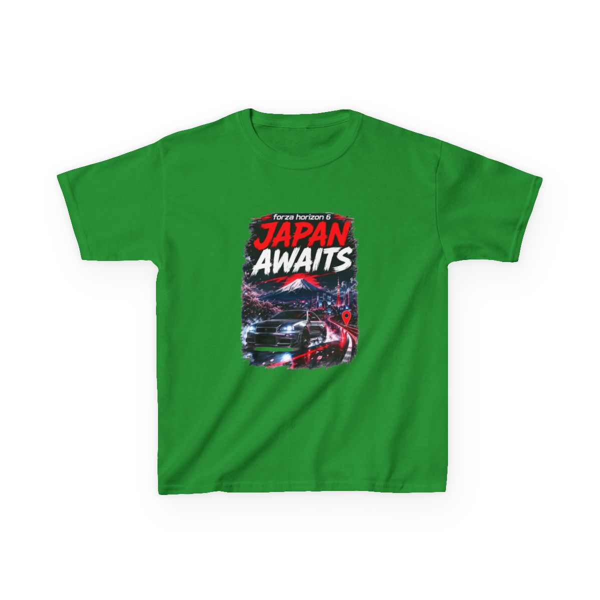 Forza Horizon 6 Japan Street Racing JDM Car Tee Kids T-Shirt - alternate angle 5, merchandise