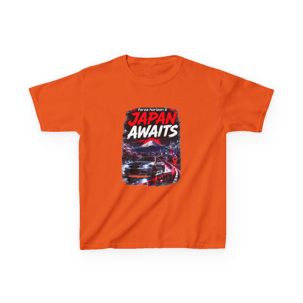 Forza Horizon 6 Japan Street Racing JDM Car Tee Kids T-Shirt - alternate angle 4, merchandise
