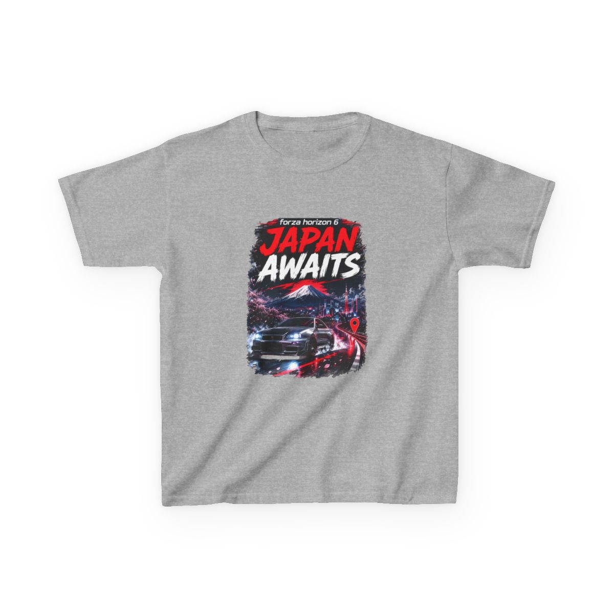 Forza Horizon 6 Japan Street Racing JDM Car Tee Kids T-Shirt - alternate angle 3, merchandise