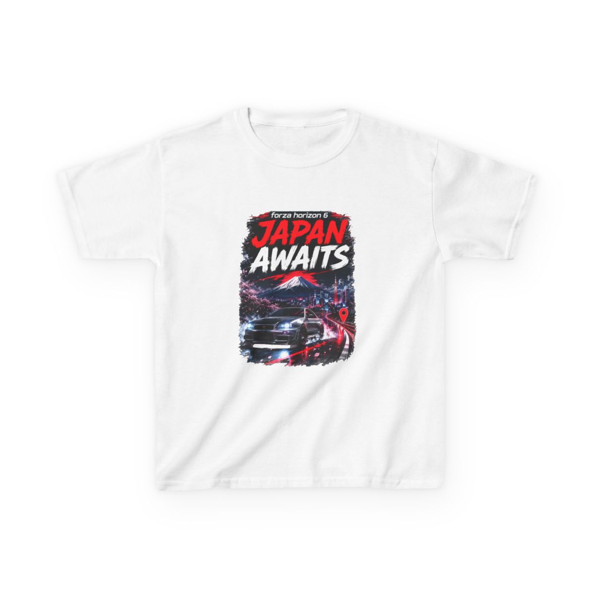 Forza Horizon 6 Japan Street Racing JDM Car Tee Kids T-Shirt - Forza Horizon 6 official T-Shirts merch