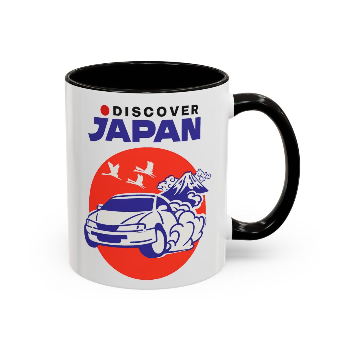 Discover Japan Drift Car Mug | Retro Mount Fuji Travel Graphic | Forza Horizon - Forza Horizon 6 official Mugs & Drinkware merch