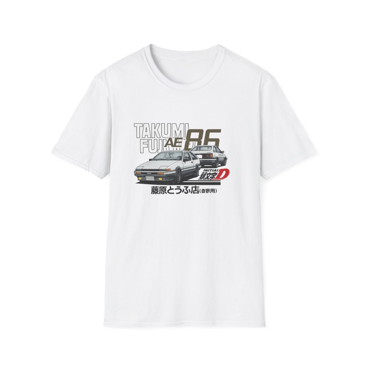 Initial D Takumi AE86 T-Shirt | Trueno 86 Drift Racing Tee | Forza Horizon