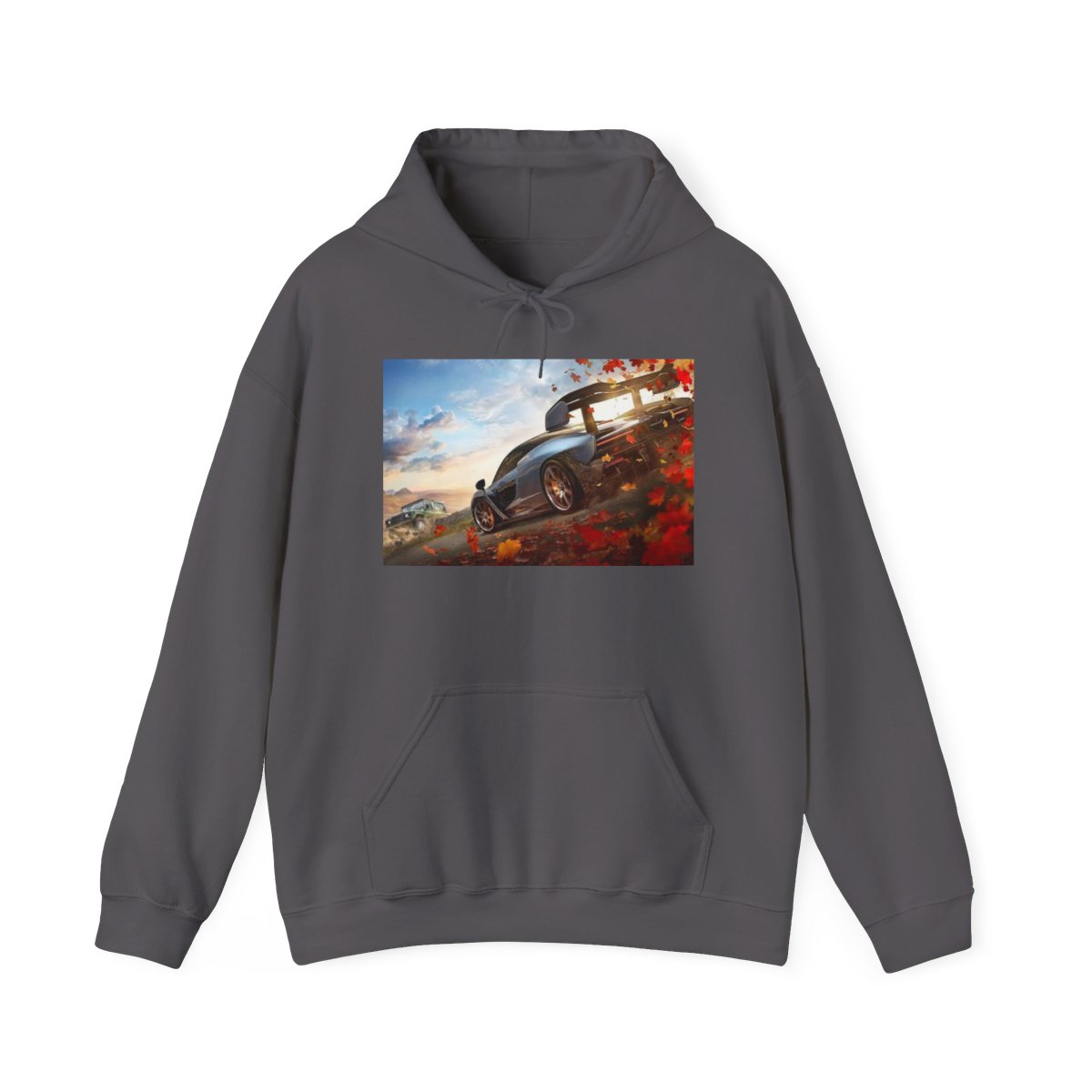 Vintage Hot Rod Car Hoodie | Autumn Road Classic Muscle Car Scene | Forza Horizon — official Forza Horizon 6 Hoodies