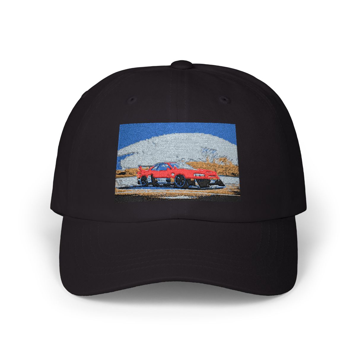 Red Sports Car Roadtrip Classic Dad Cap | Vintage Race Hat | Forza Horizon - Forza Horizon 6 official Hats & Caps merch